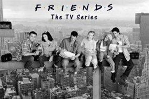Friends On a Skyscraper TV Show Giant Poster 39x54