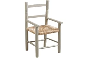 AUBRY GASPARD Fauteuil Enfant en Bois de hêtre Taupe Clair