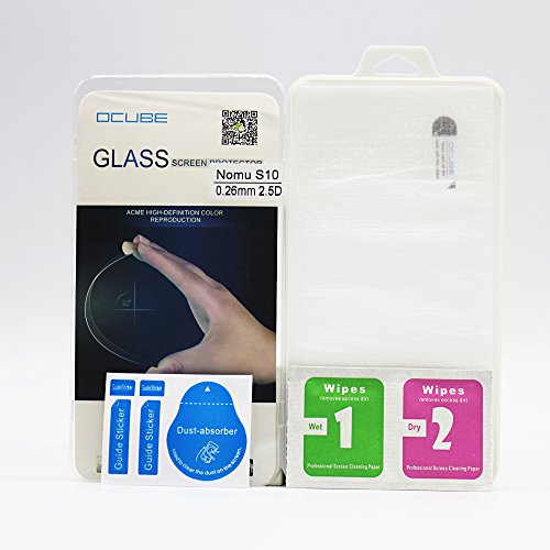 NOMU S10 Schutzfolie, KuGi NOMU S10 panzerglas folie – 9H Härte HD klar gehärtetem Glas Displayschutzfolie für NOMU S10 smartphone. - 2