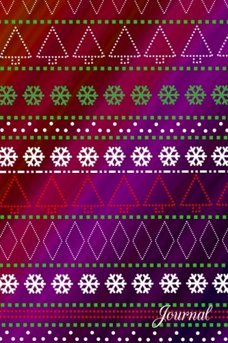 Preisvergleich Produktbild Journal: Red pink orange purple ugly christmas sweater notebook