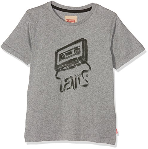 Levis Kids Jungen T-Shirt SS Tee Aldo, Grau (Gris Chine 20), 140 (Herstellergröße: 10A) Levis Kids Jungen T-Shirt SS Tee Aldo, Grau (Gris Chine 20), 140 (Herstellergröße: 10A)