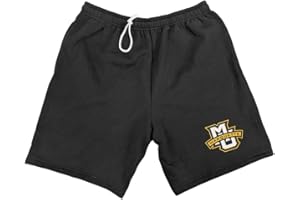 CAMPUS LAB Offizielle Collegiate Herren-Sweat-Shorts, Primär-Logo, schwarze Kollektion