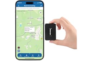 TKMARS Mini GPS Tracker Real Time Tracking GPS Locator Magnetic Tracker Device for Car Kids 1500mAh Waterproof Tracker Free APP/Web Platform