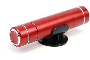 SHSBSCAR Martillo de seguridad rojo para coche Herramienta de escape de emergencia Un segundo Rompe ventanas Cortador de cinturón de seguridad Rompe cristales de coche Artefacto de emergencia salvavidas