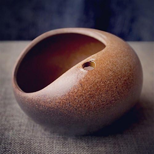 WAWZJ Muyu windproof ashtray, handmade ware plants hydroponic flowerpot, the ancient Zen personality ashtray