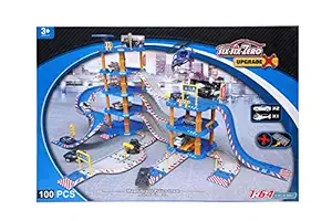 Wembley Toys Modern Level Cars and Helicopter- Superb Amazing Quality Toy with Latest Locking Mechanism Playset for Kids- Magnificent Police Team