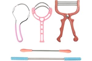 MFCGHXR Resorte de Depilación Facial de 5 Piezas,Eliminar el Vello Facial,Depilación Facial de Mujer,Depilacion Facial Muelle
