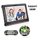 Produktbild CATUO Auto DVD Player, Ultra-dünn 10.1 Zoll Videogerät für Kopfstützen/Auto Monitor/Multimedia Player, mit Spielfestplatte, für Mama Kinder, mit TFT LCD Bildschirm, 1080P USB/SD/HDMI/AV/FM