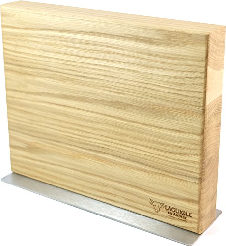 Original Laguiole en Aubrac Eichenholz-Messerblock magnetisch für Küchenmesser, Steakmesser und Taschenmesser - 3