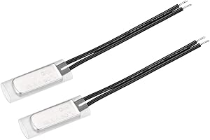 sourcing map KSD9700 Thermostat 50°C N.C 10A Contacteur température bimétallique Métal 2Pcs Interrupteur thermique