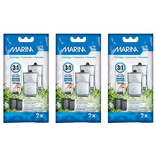 Marina i110/i160 Filter Cartridges - 6 Total Cartridges(3 Packs with 2 Cartridges per Pack) by Marina