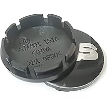 ZUOBYMBC 4 Pièces Cache-Moyeu pour Peugeot 106 107 206 207