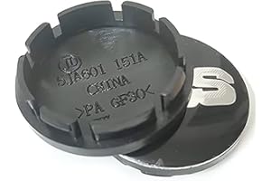 GÉNERIC 4 Stück Auto Radnabenkappen Radnabenabdeckung Nabendeckel, für BBS 56MM 60MM 65MM 68MM Nabendeckel Felgendeckel Schmücken Zubehör,56mm-Black-Silver-A