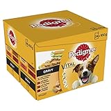 Pedigree  Dog Pouches Real Meals in Gravy, 24 x 100 g - Pack of 2 (Total 48 Pouches)