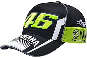 UTOPIASHI Chapeau Noir - Rouge - pour ymha - Auto Moto GP Moto Racing f1 Casquette