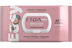 FRIA utility - make up remover wipes pack of 64 wipes