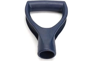 ANNIUP Remplacement de poignée de pelle en plastique en forme de D, pelle de fourche de pelle de déneigement de ferme de jardin de pelouse pour creuser l'outil de ratissage noir
