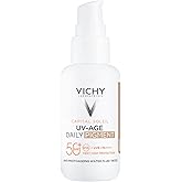 Vichy, Capital Soleil UV-Age Daily Pigment Medium Tone SPF50+ 40ml | Prevents hyperpigmentation caused by visible light and p