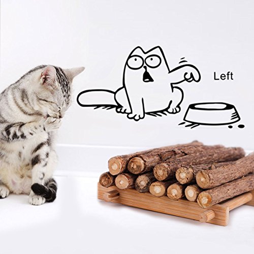 Bastoncini Erba Gatta Naturali Matatabi - Giocattoli Da Masticare Per Gatti Con Frutto Vite Argentata - Foto 3