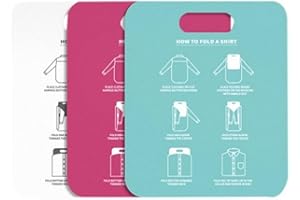 Zerodis Planche Pliante pour Chemise, Planche Pliante pour T-Shirt, Planche Pliante pour Linge en Plastique, Outil de Rangement pour la Maison pour Adultes (Blanc)