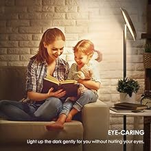 Stehlampe,LED-dimmbare moderne hohe Stehlampen,industrielles Büro