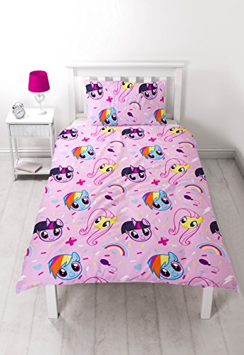 My Little Pony Equestria Rotary Print Bettbezug-Set, Polyester, mehrfarbig, Single - 2