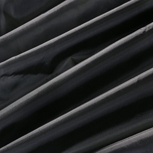 PIXNOR 250 * 250 * 90 CM Abdeckung für aufeinandergestapelte Gartenstühle und Gartentische und Möbelsets (schwarz) - 2