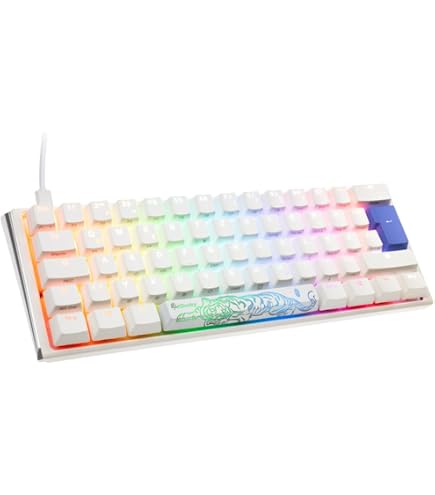 Ducky One 3 Classic Mechanische Tastatur – SF-Format 65% Mit MX-Clear Switches, Für Gaming & Alltag