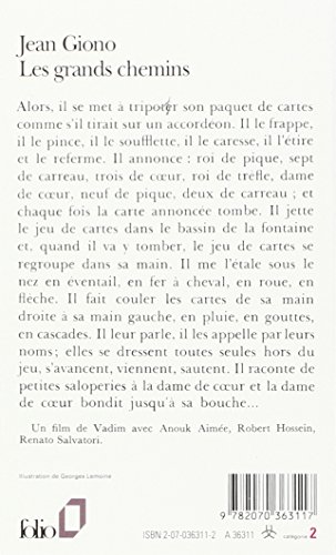 Livres Couvertures de Les grands chemins