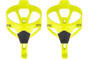 ZEFAL Pack Pulse A2 - Pack de Deux Porte-Bidons Vélo Légers - Porte Gourde Vélo/VTT/Vélo de Route - Résistant et Durable - 26g Chaque Porte Bidon - Jaune Fluo