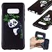 Produktbild Everainy Kompatibel für Samsung Galaxy S10e Hülle Silikon Bumper Gummi Neu Cover Hüllen für Galaxy S10e Handyhülle Prägen Stoßfest TPU Gel Stoßstange Schutzhülle (Bambus/Panda)