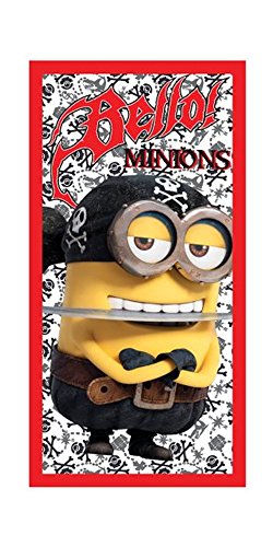 Preisvergleich Produktbild Minions Velour Strandtuch Badetuch "Bello"