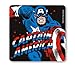 Produktbild Untersetzer Captain America - Marvel Comics – schwarz - Bierdeckel - Lizenziertes Originaldesign - LOGOSHIRT