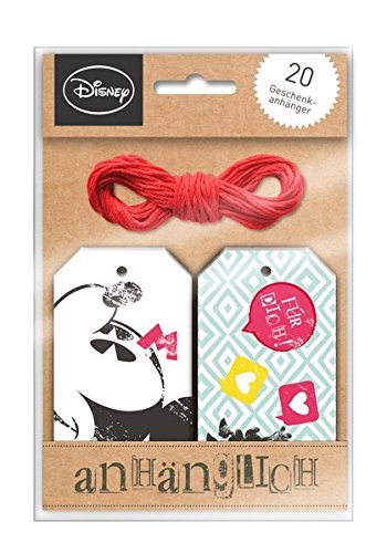 Preisvergleich Produktbild Anhänglich Micky Maus: 20 Geschenkanhänger (monbijou)
