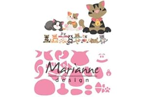 Marianne Design Collectables - Los Gatos De Eline, Rosa, S