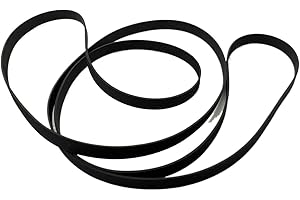 GatherTOOL 1 Stück Flacher Antriebsriemen, Breite 5 mm, Dicke 0,6 mm, for LP-Vinyl-Plattenspieler, Phonograph, Grammophon, Plattenspieler-Antriebsriemen (Color : Fold Length 270mm)