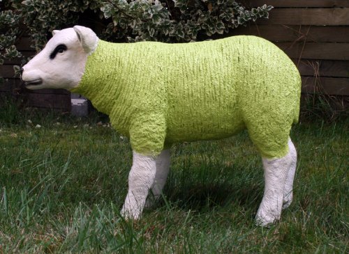 Dekofigur Schaf Lamm „Gabi“ Dekoration nicht nur für den Garten groß XL - 3