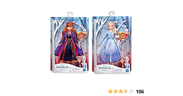 Frozen 2 17100-P - Set di 2 bambole cantanti Anna ed Elsa : Amazon.it:  Giochi e giocattoli
