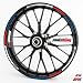 Produktbild Felgenrandaufkleber RS 1000RR - Komplettset für 15" 16" 17" 18" 19" - Blau/Weiß/Rot oder Rot/Weiß wählbar - Blau/Weiß/Rot