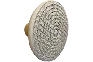 VITALIA Pierre Ponce Naturelle Marocaine – M’hekka du Maroc | Exfoliant Pieds & Talons | Argile Ponce Artisanale | Soin Hammam & Beauté | Pierre Exfoliante en Terre Cuite | Accessoire Hammam Authentique