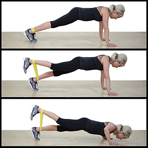 BestTrendy Fitnessbänder / Widerstandsbänder/ Gymnastikbänder set 4 verschiedene Widerstandsbänder ,aus natürlichem mit Tragetasche für Training und Fitness Neu - 5