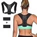 Produktbild Nakeey Sports Haltungskorrektur Geradehalter Rücken Schulter Gürtel,Schwarz Verstellbar Atmungsaktiv Geradehalter Schultergurt Rückenbandage Haltungstrainer für Damen Herren