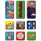  The Beatles Sgt Pepper 9pce Fridge Magnet Set