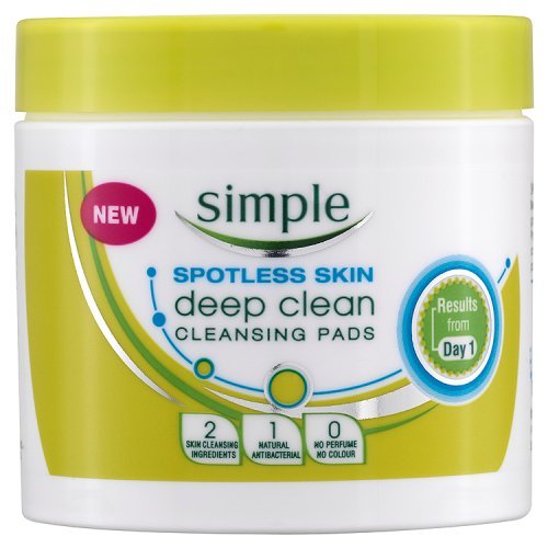 Simple Spotless Skin Spotless Deep Cleansing Pads 60 Pieces