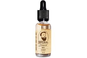 IMPERIAL BEARD - Huile pour Barbe "Authentic" - Entretien Barbe - Senteur Fraîche et Epicée - Flacon 30 ml