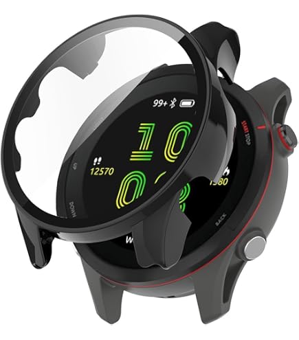 Cover Compatibile con SUUNTO 9 Peak/9 Peak Pro, Anti-Graffio e Antiurto Morbida TPU Custodia Protettiva per SUUNTO 9 Peak Pro/9 Peak - Nero