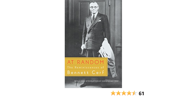 Buy At Random The Reminiscences Of Bennett Cerf Book Online At Low Prices In India At Random The Reminiscences Of Bennett Cerf Reviews Ratings Amazon In