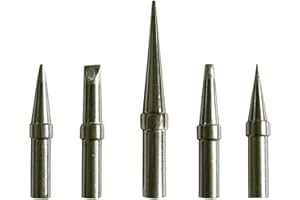 ACREBOW Punte per saldatura ET Saldatore, ETS ETA ETB ETT ETD di ricambio per Weller WES51 WESD51 WE1010NA PES51 saldatore manico punta punta ugello per saldatura