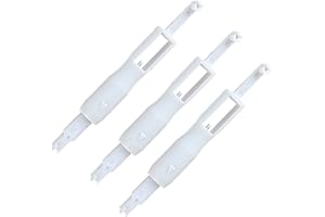 ULTNICE 3pcs Nadel Threading Tool Nähmaschine Einfädler für Nähmaschine (weiß)