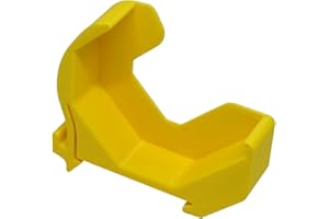 SHELLY HUTSCHIENENHALTER VON PW3D Shelly RGBW2 Mini DIN Rail bracket (35 mm) Jaune (Prime))